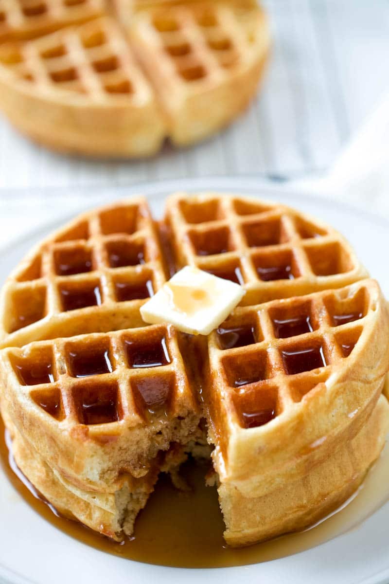 Classic Homemade Waffle Recipe All Things Mamma