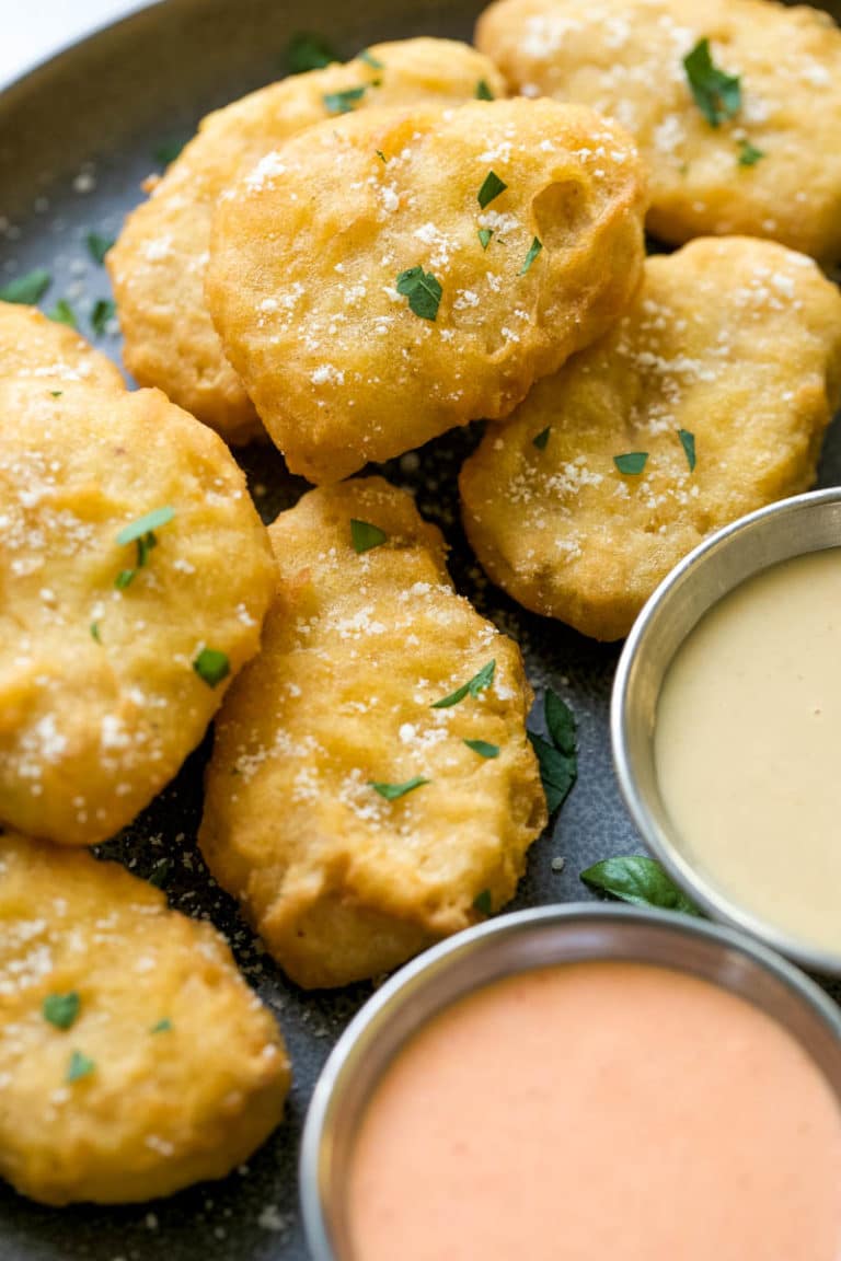 Raised & Rooted PlantBased Nuggets with "GourmetStyle" Dipping Sauce