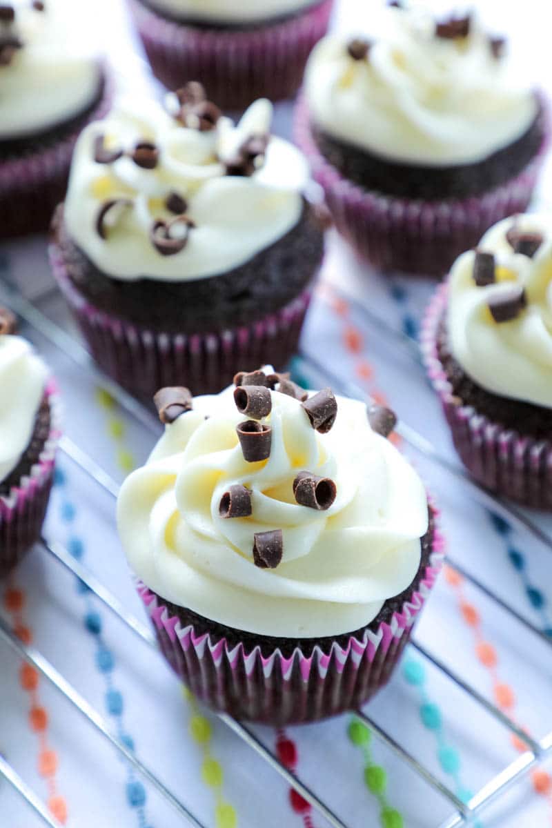 cream cheese frosted chocolate cupcake recipe 