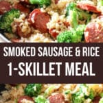 Smoked Sausage &#038; Rice One Skillet Meal &#8211; 30 Minute Meal!