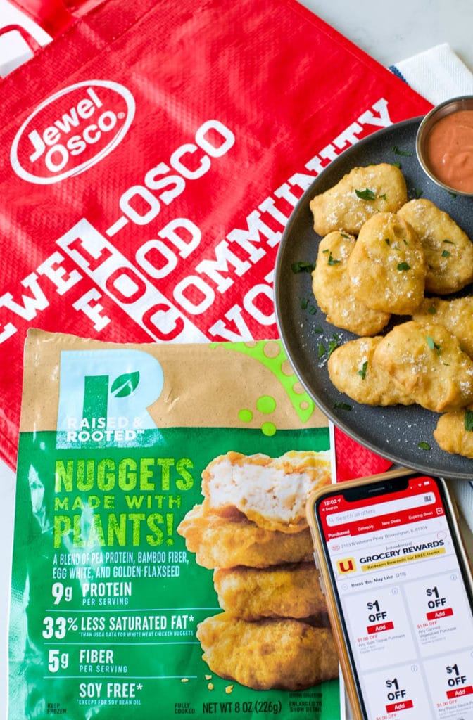 Raised & Rooted PlantBased Nuggets with "GourmetStyle" Dipping Sauce