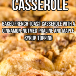 overnight french toast casserole