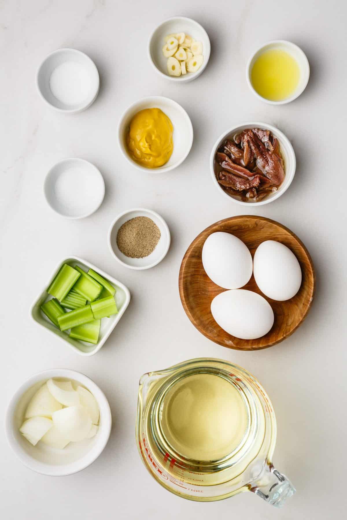 ingredients to make caesar dressing from scratch