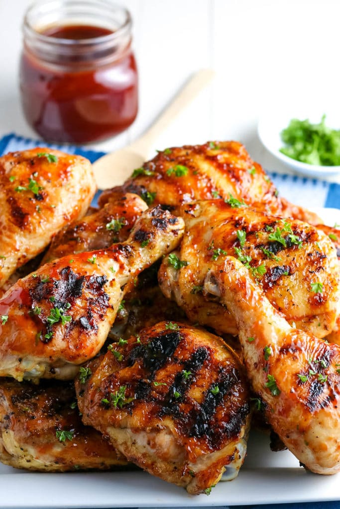 Easy Grilled BBQ Chicken - All Things Mamma