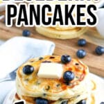 RECIPE FOR THE BEST BLUEBERRY PANCAKES
