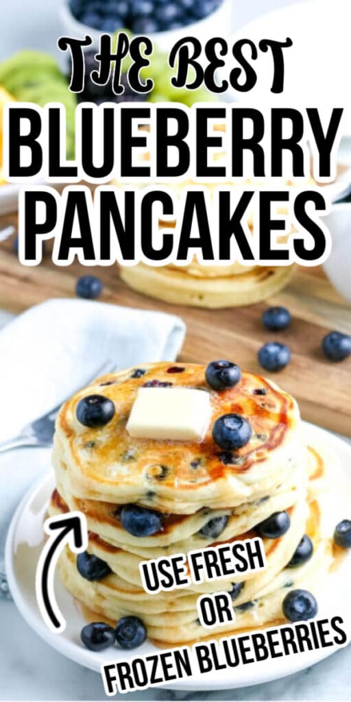 RECIPE FOR THE BEST BLUEBERRY PANCAKES 