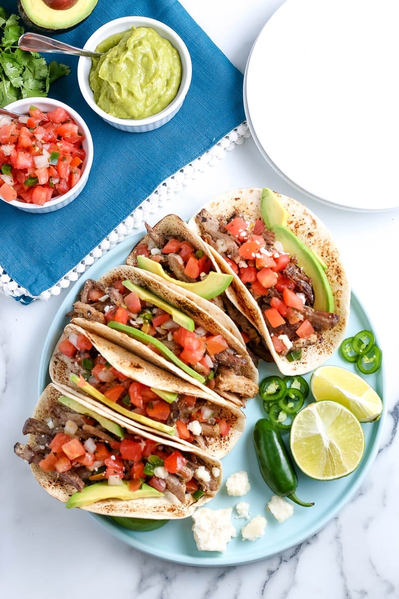 pork tacos in the slow cooker