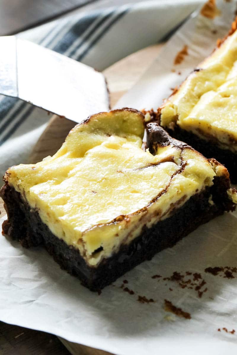 cream cheese brownies. 
