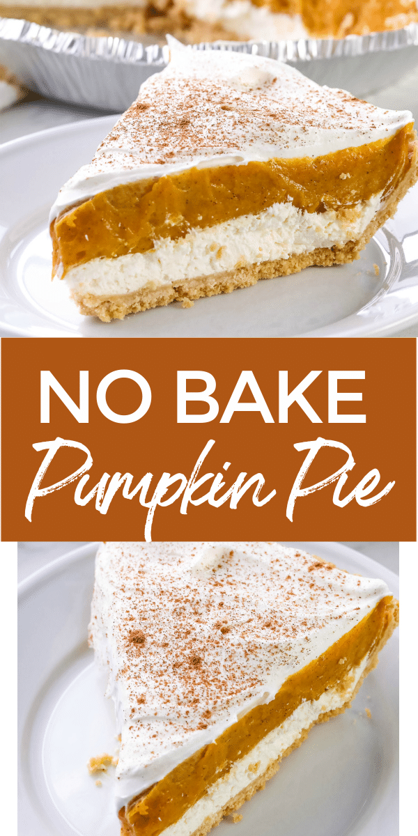 no bake pumpkin pie pin image