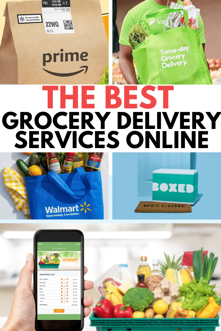 The Best Grocery Delivery Services