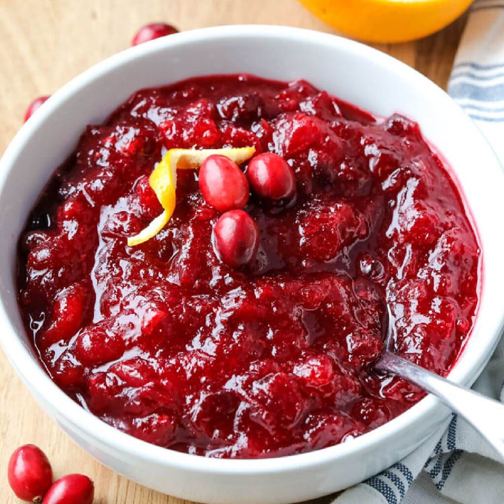 cranberry sauce