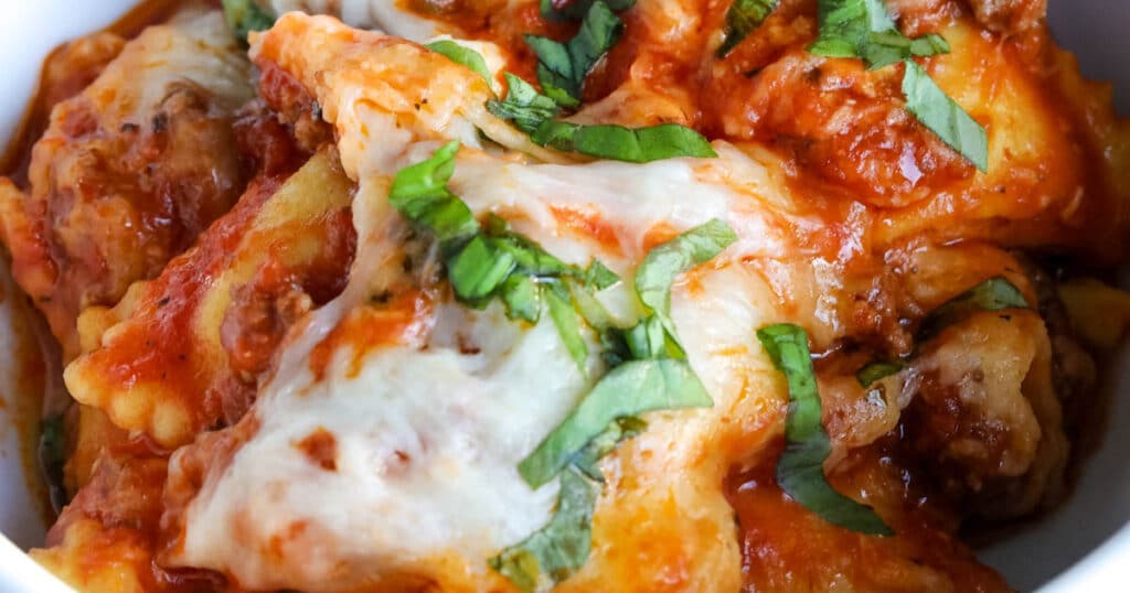 crockpot ravioli lasagna