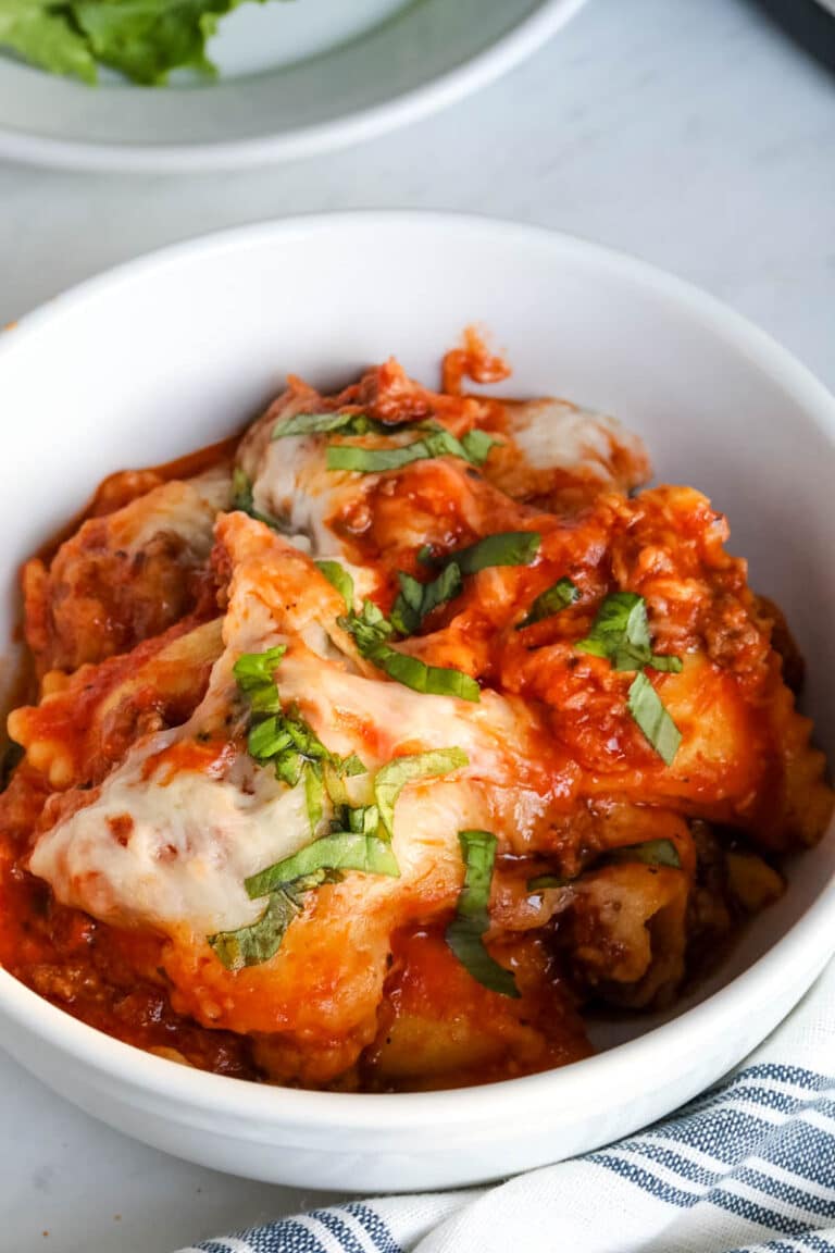 4Ingredient Crock Pot Ravioli Lasagna All Things Mamma