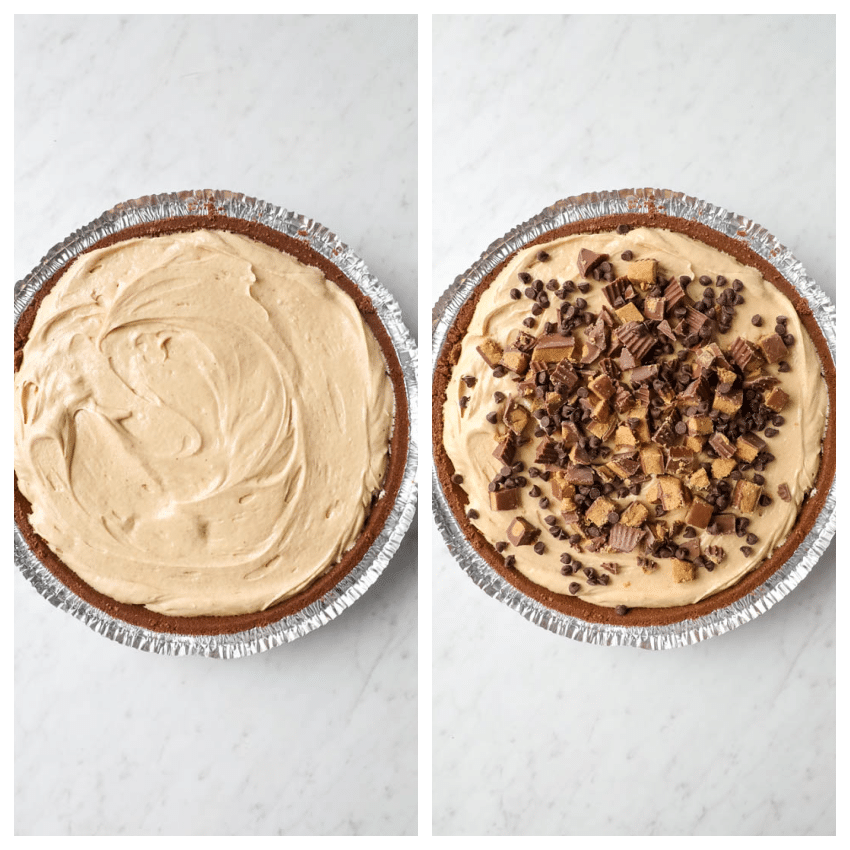 how to make a homemade pie with peanut butter filling 