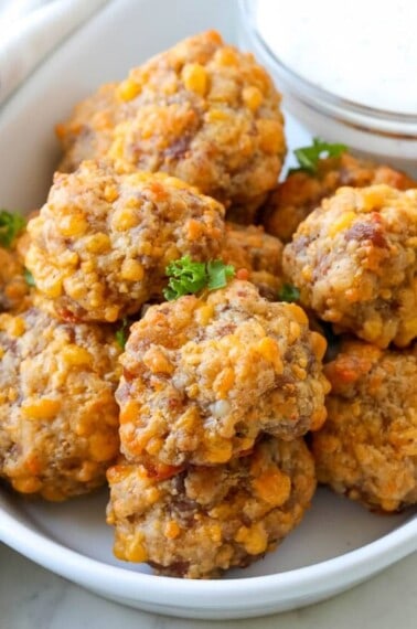 Bisquick sausage balls