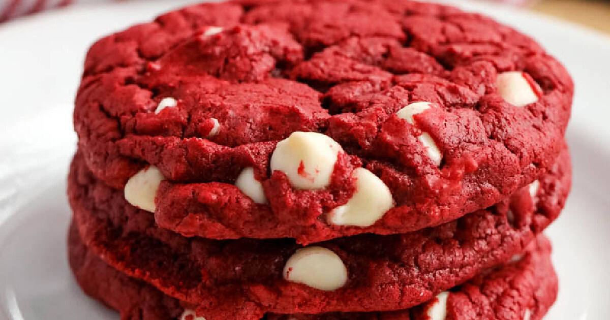 Red Velvet Cake Mix Cookies From A Box Cake Mix