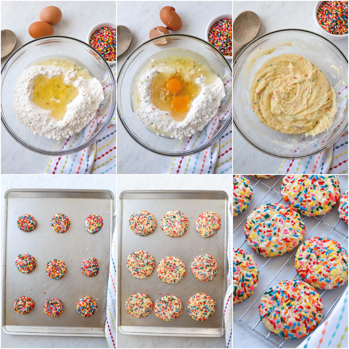 how to make funfetti cake mix cookies 