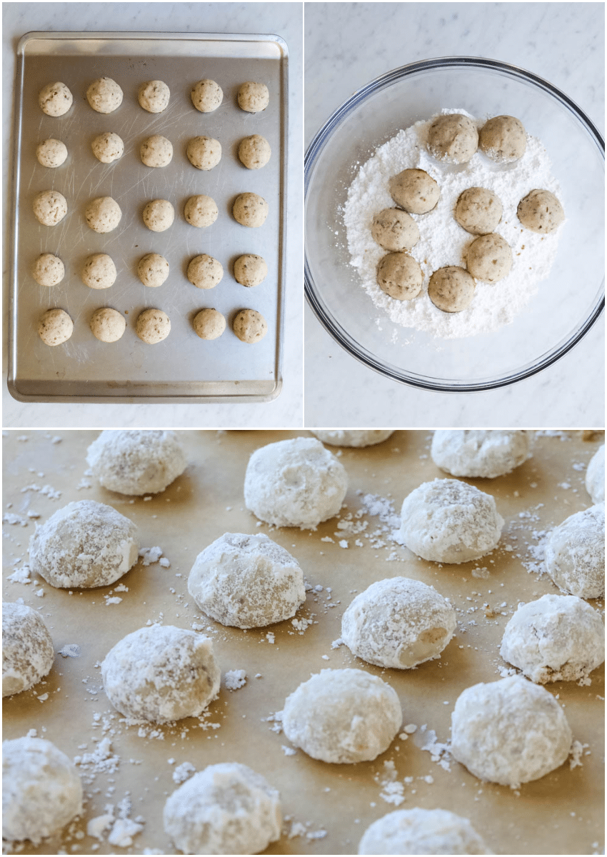 how to make snowball cookies