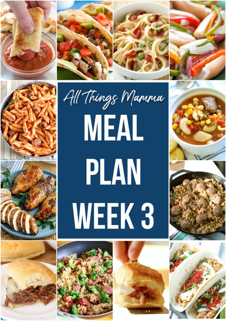 meal plan week 3