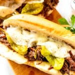 easy shredded beef sandwiches