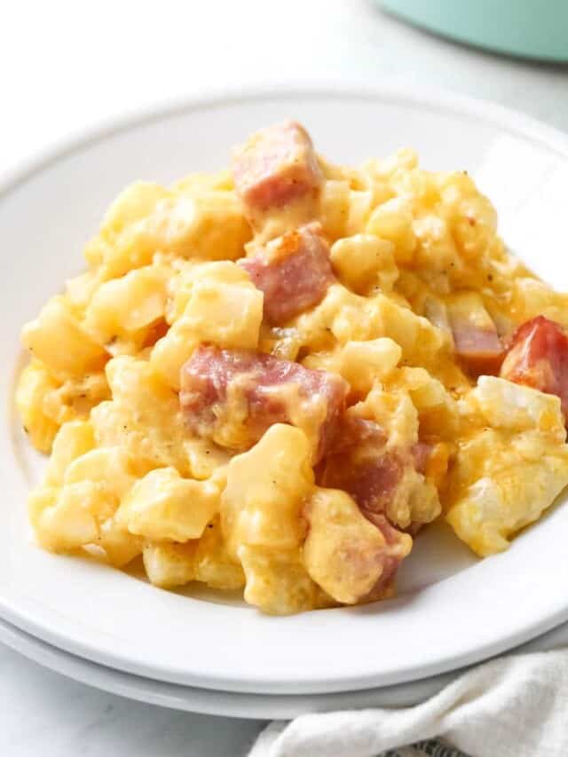 Cheesy Ham and Potato Casserole All Things Mamma