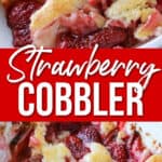 Sweet and Delicious Strawberry Cobbler