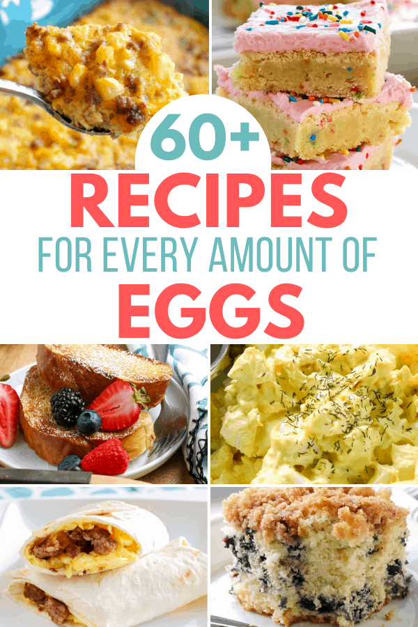 collage of egg recipes 