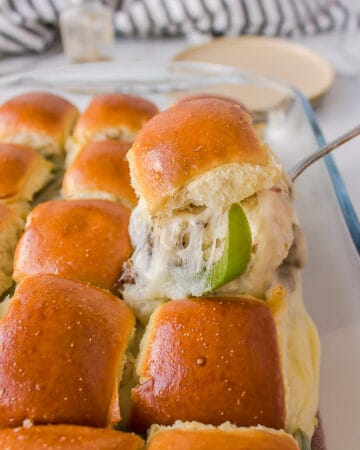 Philly Cheesesteak Sliders