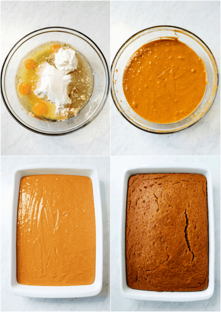 how to make pumpkin cake steps