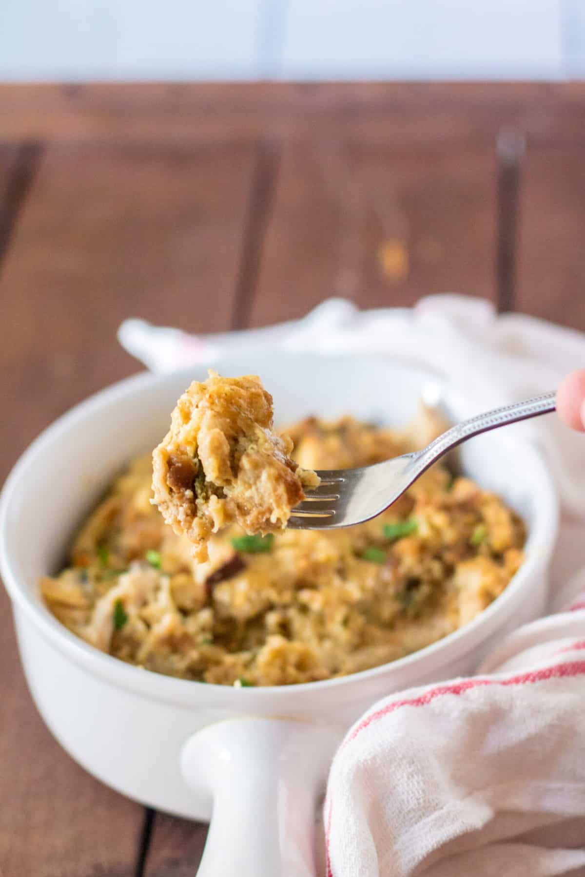 Slow Cooker Turkey and Stuffing Casserole Recipe All Things Mamma