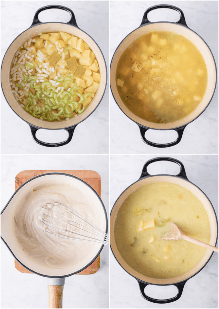 steps to make potato soup