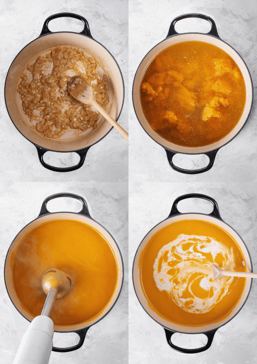 steps to make butternut squash soup