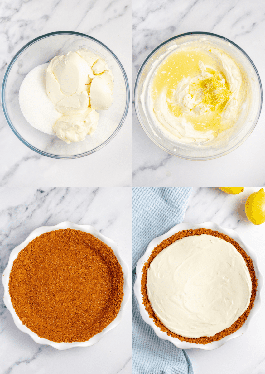 steps to make lemon cream pie