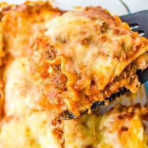 slice of lasagna