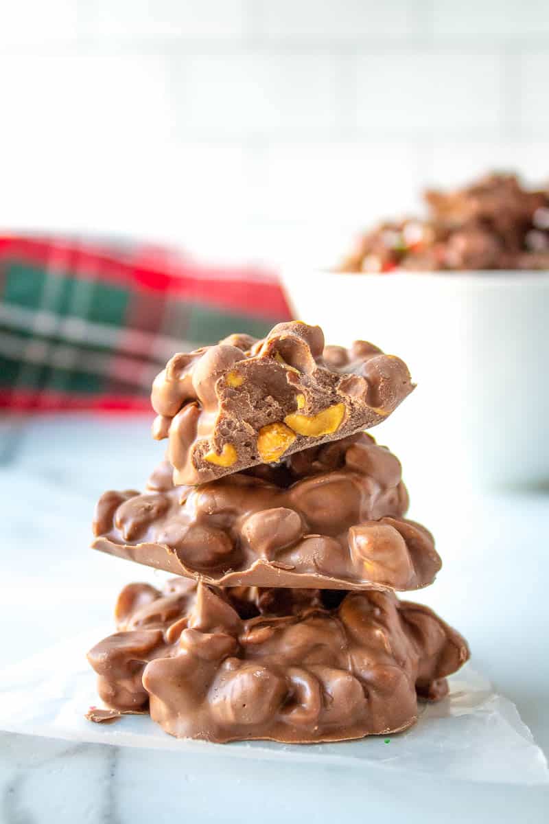 stacked crock pot candy
