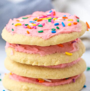 Homemade Frosted Sugar Cookies