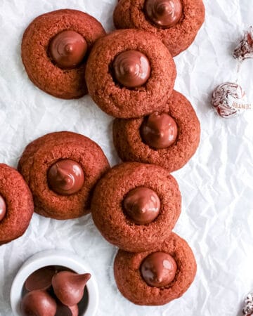 Hot Chocolate Blossom Cookies