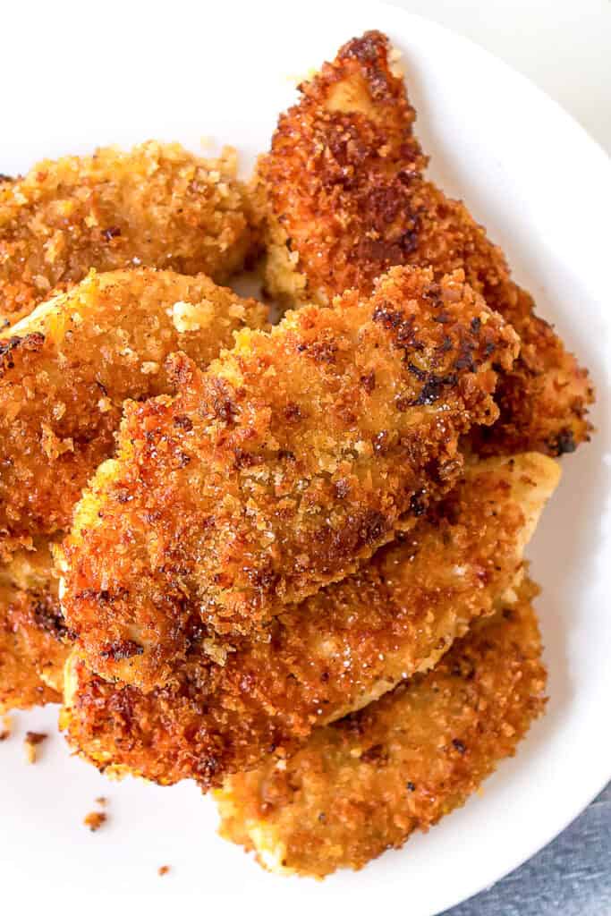 Easy Crispy Chicken Strips Recipe All Things Mamma