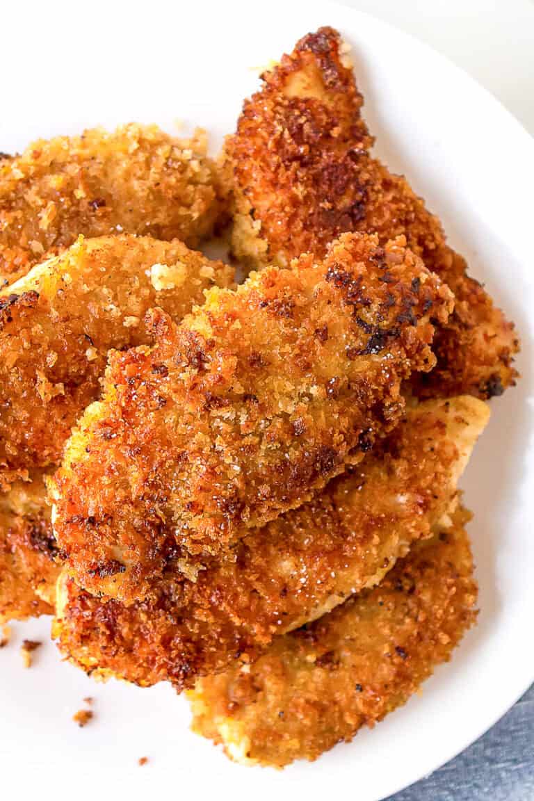 Easy Crispy Chicken Strips Recipe All Things Mamma