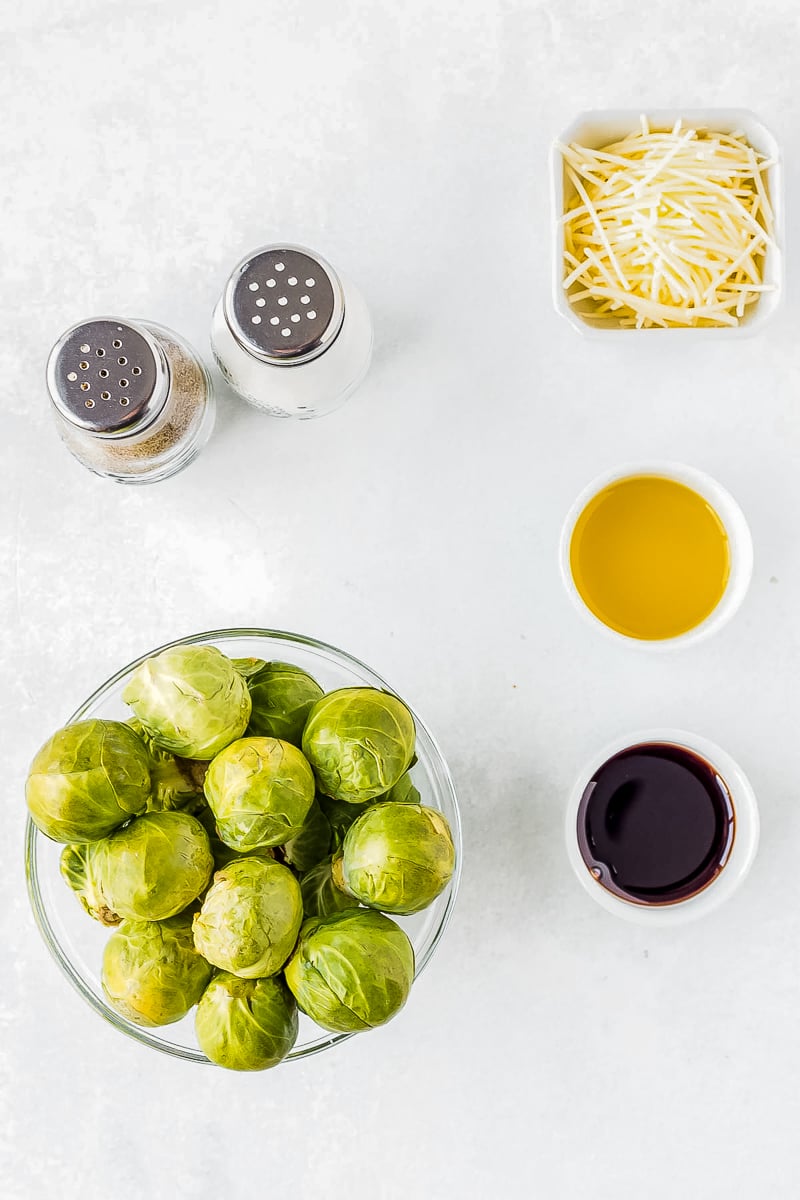 ingredients to make air fryer brussel sprouts