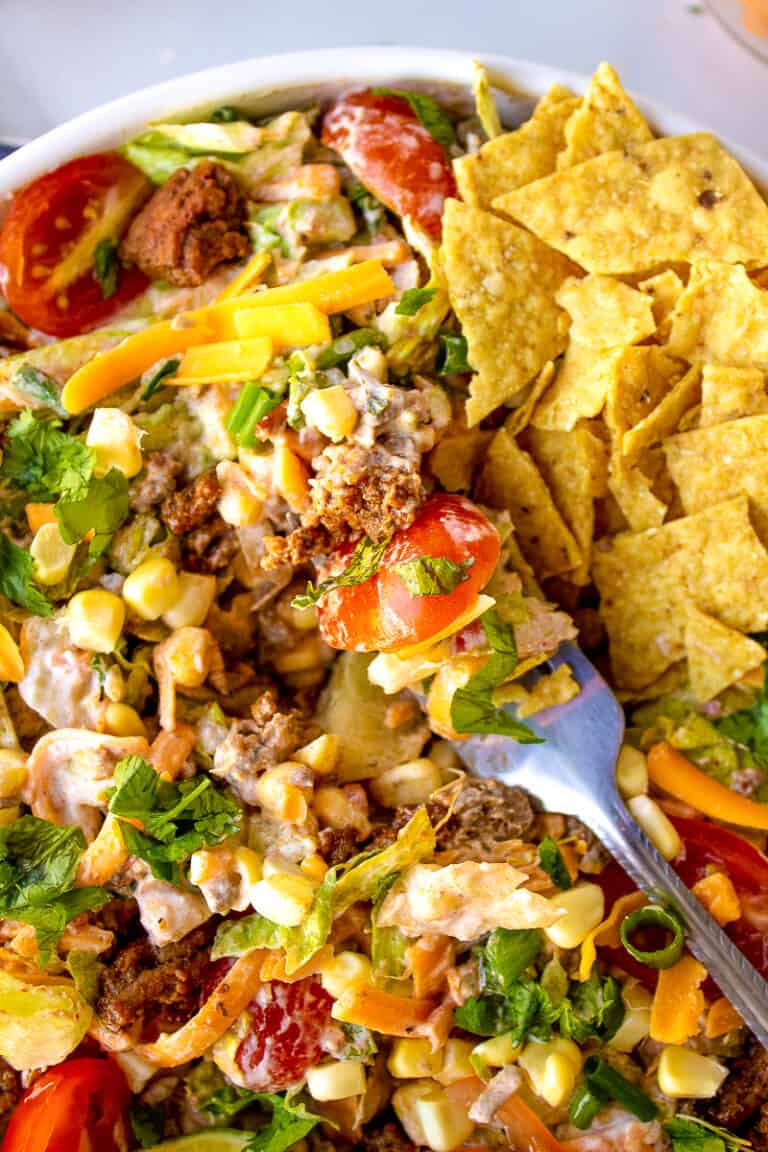 Easy Taco Salad Recipe All Things Mamma