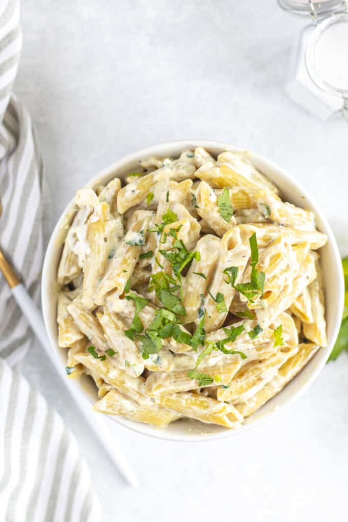 Creamy Instant Pot Penne Alfredo All Things Mamma