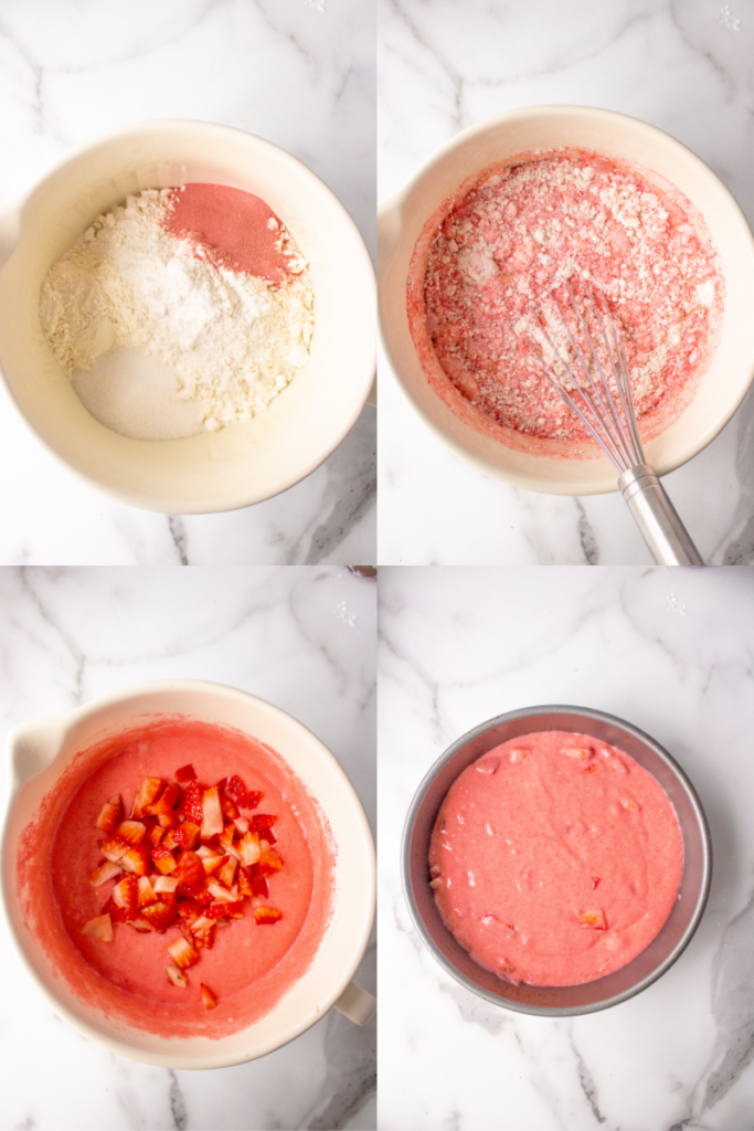 how to make strawberry cake