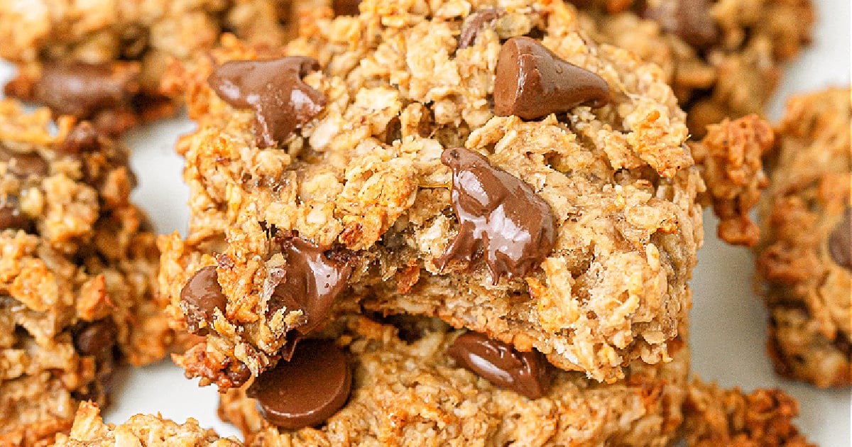 Healthy Oatmeal Banana Breakfast Cookies All Things Mamma