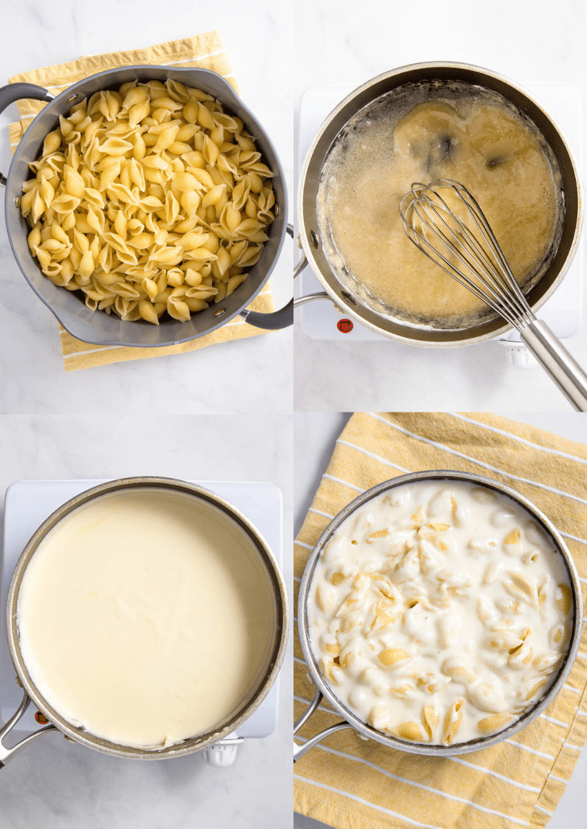 steps to make copycat panera mac and cheese