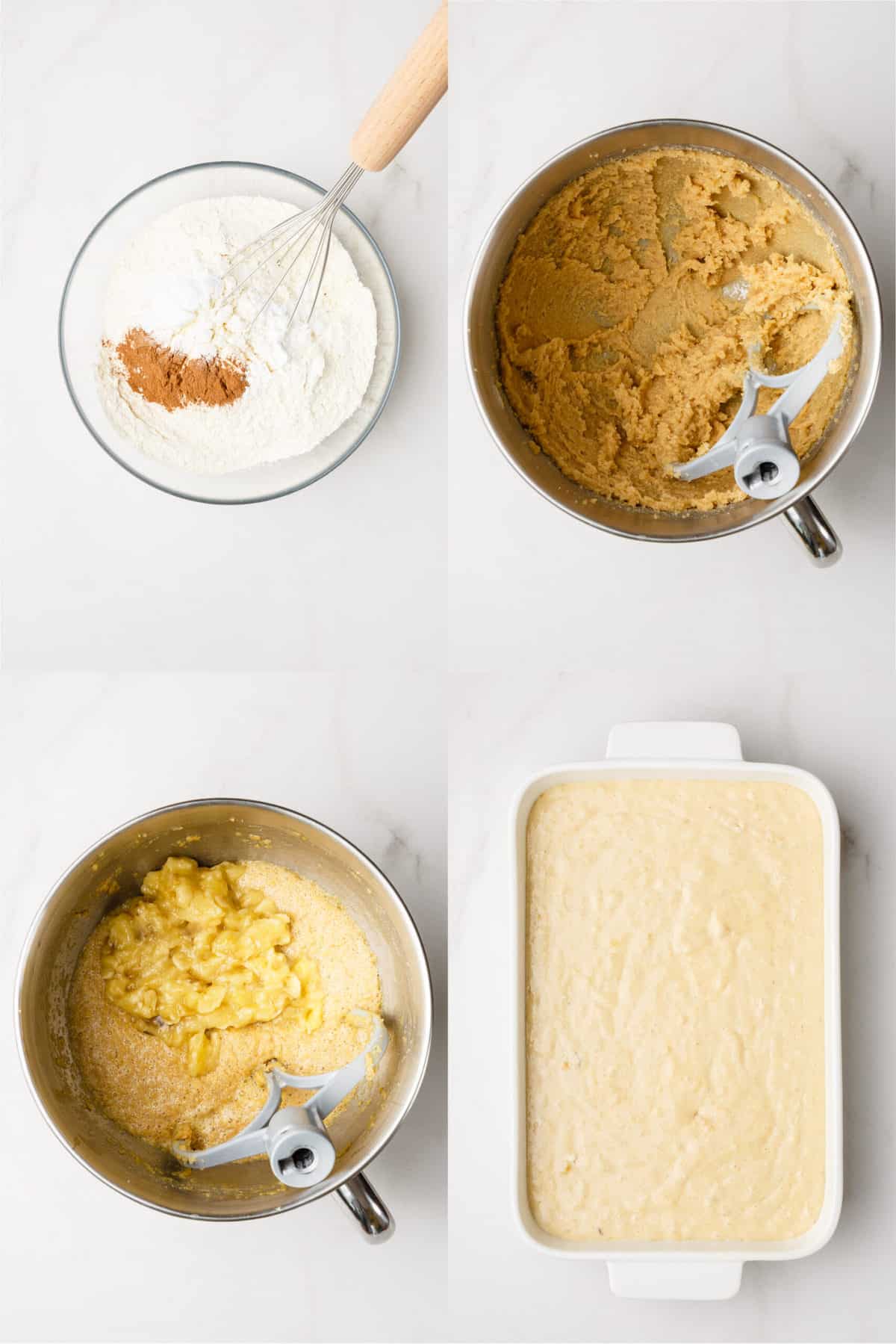 steps to make banana cake