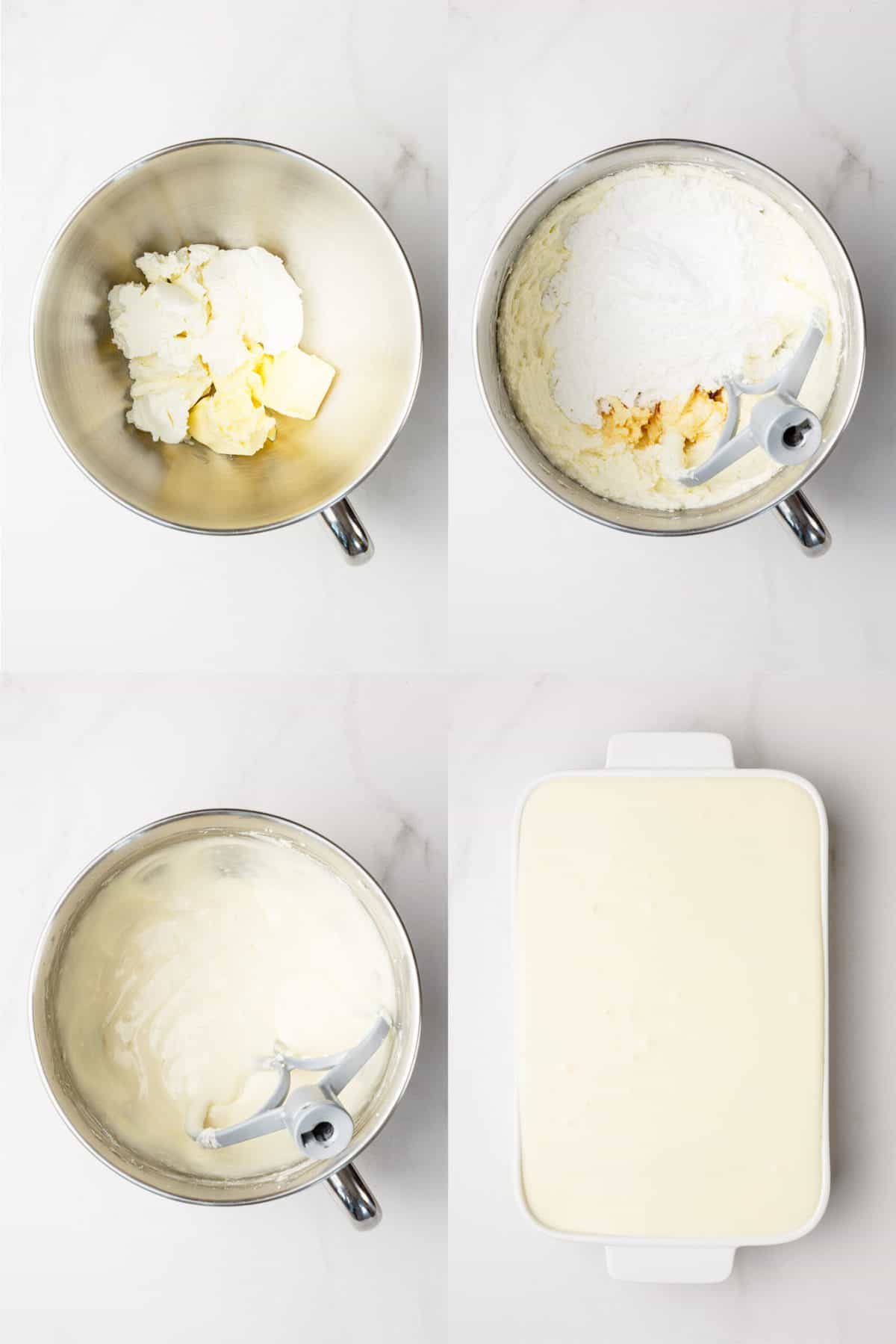 steps to make cream cheese frosting