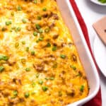 Breakfast Casserole with Biscuits