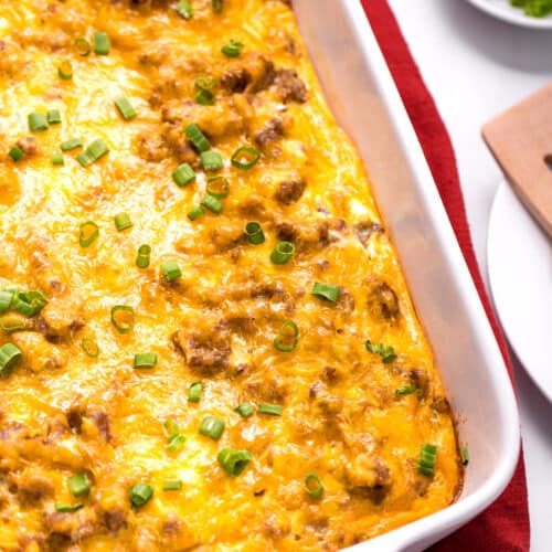 Breakfast Casserole With Biscuits - All Things Mamma
