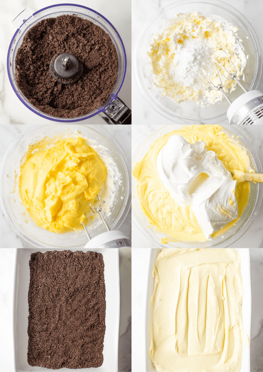 steps to make dirt cake